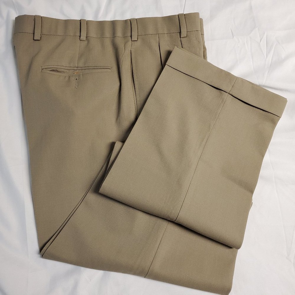 Brooks Brothers Tan Dress Trouser Pants 36wx32L